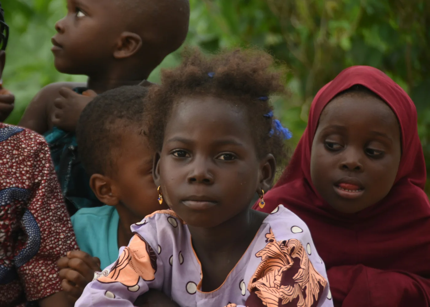African children in a community setting